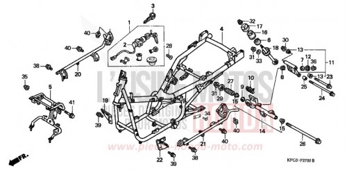 FRAME BODY FES250W de 1998